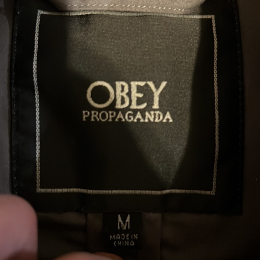 Men’s Obey Jacket. Size Medium. - Picture 3 of 3